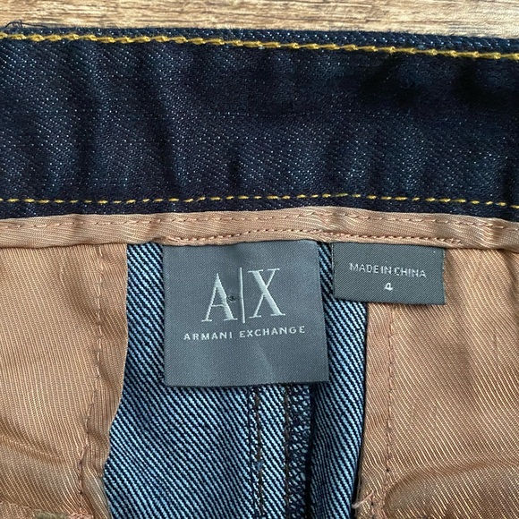 A/X Armani Exchange dark blue jean pencil skirt PR - Picture 3 of 6